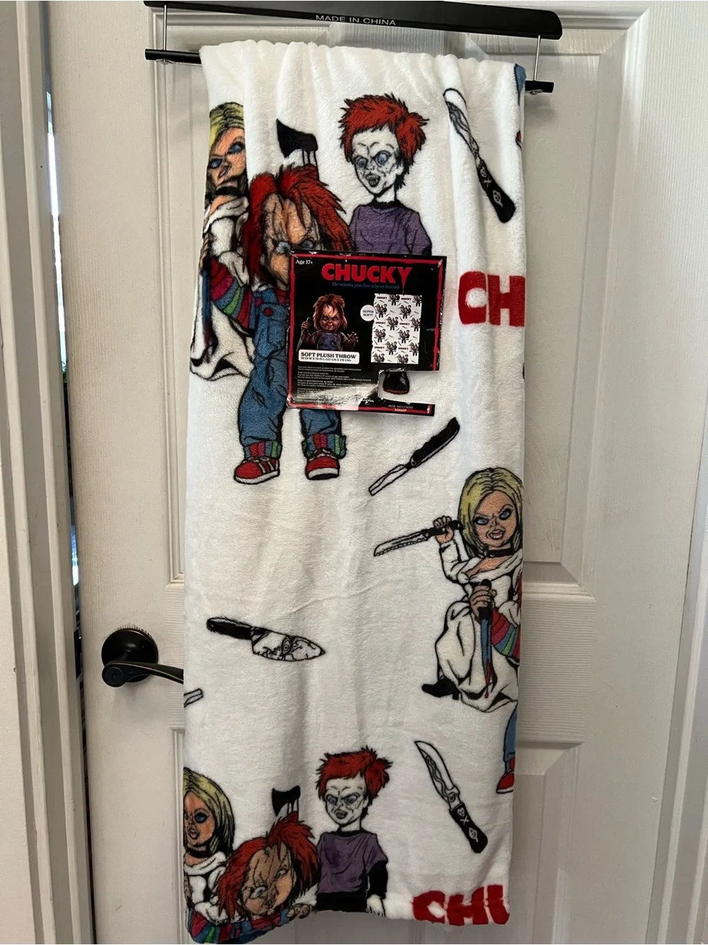 Chucky Plush Throw Blanket